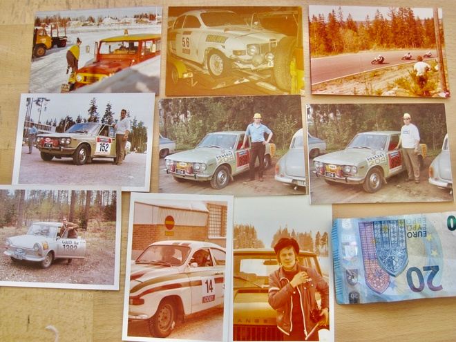 9 VANHAA Valokuva KIVAT Ralli Autot Moottoripyörät ym 1960-l