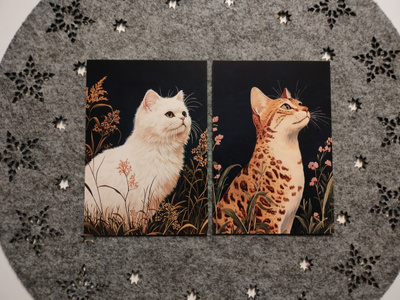 ~Kissa kortti~ 2kpl
