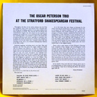 The Oscar Peterson Trio – At The Stratford Shakespearean..LP - pikkukuva 2