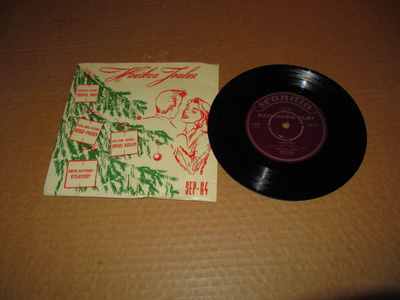 Annikki Tähti&Brita Koivunen 7"EP Valkea Joulu-Kulkuset 1957