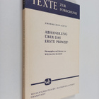 Ioannes Duns Scotus : Abhandlung uber das erste prinzip :... - pikkukuva 1
