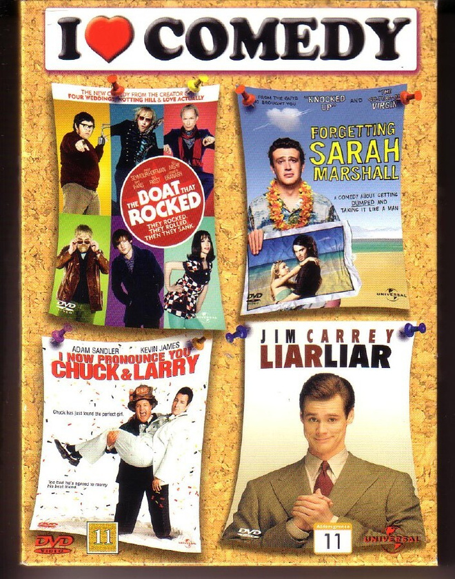 dvd, Comedy Box: 4 movies. The Boat That Rocked / Forgetting