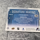 Justin Barron 2021-22 Premier Signature Seating Auto - pikkukuva 2
