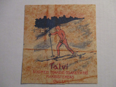 VANHA MAKEISPAPERI - TALVI OULU (K12-S70)