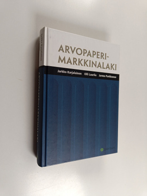 Jarkko Karjalainen : Arvopaperimarkkinalaki