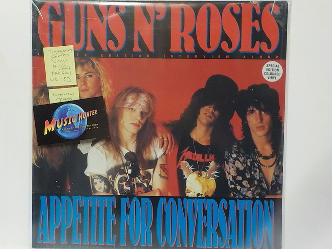 GUNS N ROSES - APPETITE FOR CONVERSATION M-/EX+ UK 1989 LP