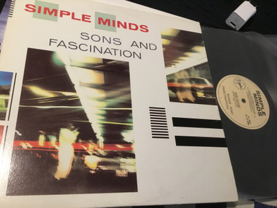 Simple Minds Sons and fascination 9181 Virgin Can lp