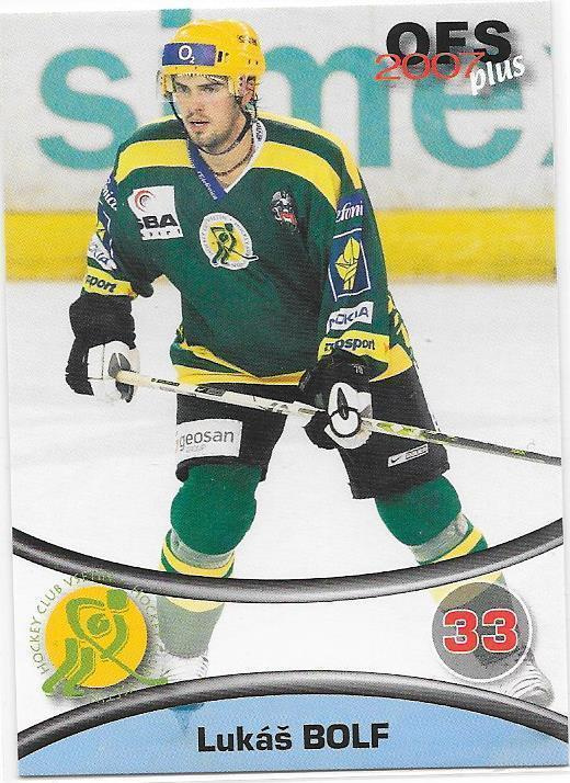 2006-07 OFS Plus #174 Lukas Bolf HC Vsetin ex- HPK