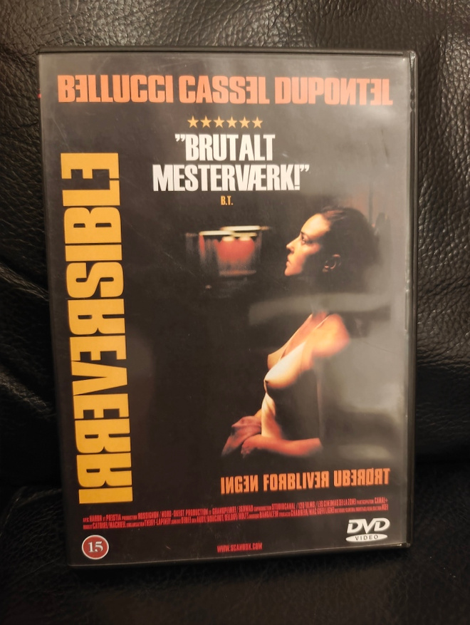 Irreversible - Syntiset (2002) DVD Tanskajulkaisu