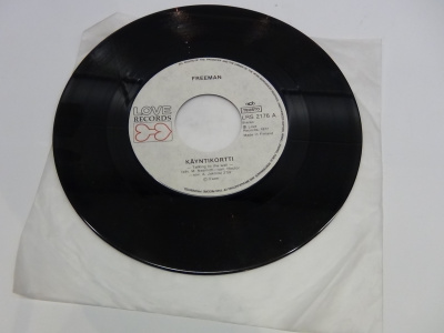 FREEMAN 7´KÄYNTIKORTTI,VOIMAA SULLE JAAN, LOVE RECORDS