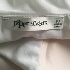 Valkoiset Paper Scissors-kellotoppi (10 )>shortsit (L 40 ) - pikkukuva 3