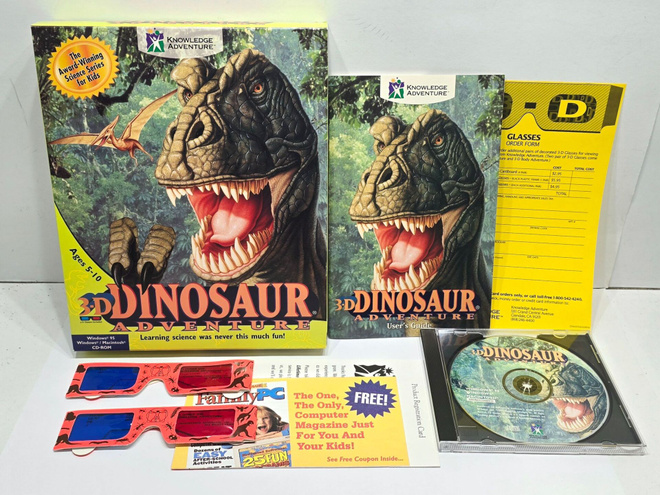 PC - 3D Dinosaur Adventure (CIB Big Box)