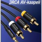 Vention 3.5mm–3RCA AV-kaapeli – ääni ja video / 1,5m #31078 - pikkukuva 1