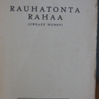 P. G. Wodehouse: Rauhatonta rahaa, Karisto 1924. 273 s. - pikkukuva 4