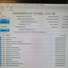512Gt m2 NVME SSD-asemia (Kioxia) - pikkukuva 5