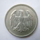Saksa Weimar 1 mark 1925 D hopeaa - pikkukuva 1