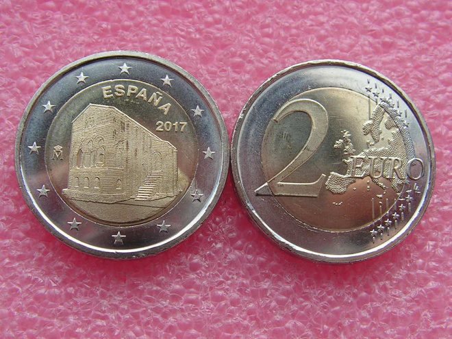 Espanja 2 € 2017 Santa María del Noronco, UNC