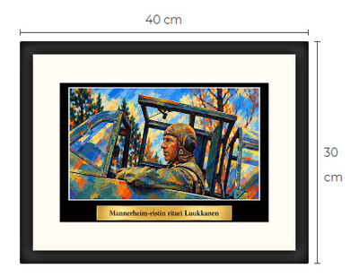 Uusi Mannerheim-ristin ritari Luukkanen art print
