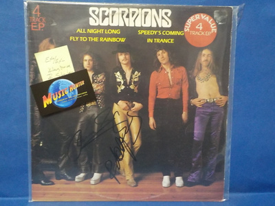 SCORPIONS - ALL NIGHT LONG EX+/EX- NIMMARIT 12" MAXI LP
