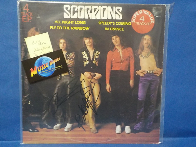 SCORPIONS - ALL NIGHT LONG EX+/EX- NIMMARIT 12" MAXI LP