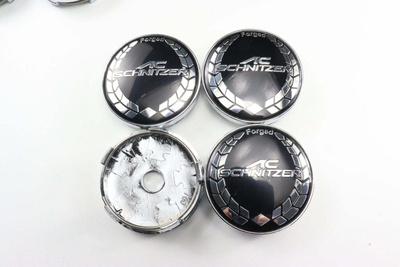 BMW vannekeskiöt – AC Schnitzer Musta-Valko – 60mm (4kpl