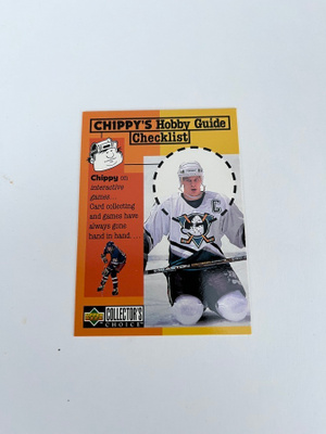 1997-98 Collector's Choice Chippy's Hobby Guide Paul Kariya