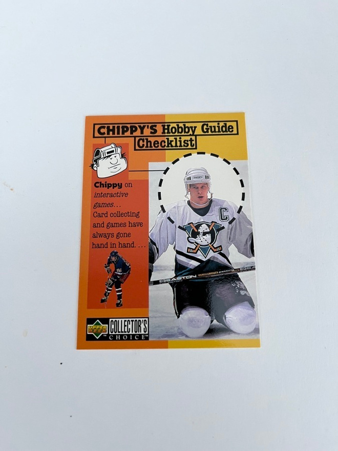 1997-98 Collector's Choice Chippy's Hobby Guide Paul Kariya