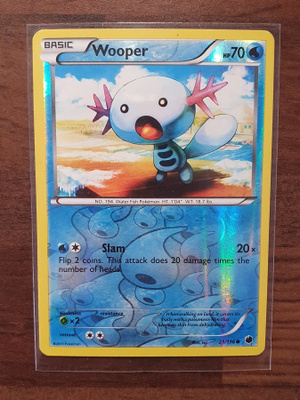 Pokemon Wooper 21/116 Reverse holo