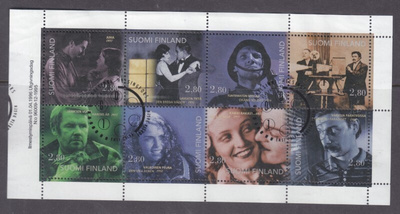 1996 Elokuva 100 vuotta vihon lehti ep. leimalla.