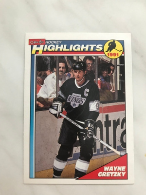 1991-92 O-pee-Chee Wayne Gretzky #201