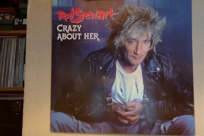 ROD STEWART :: CRAZY ABOUT HER :: VINYYLI MAXI 12"   1988 !!