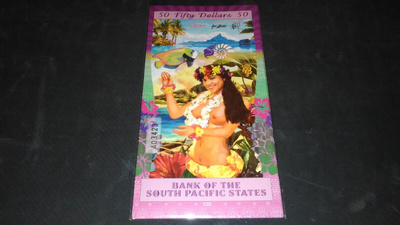 Bora Bora fantasy seteli 2016 UNC