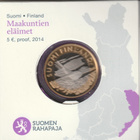 MAAKUNTIEN ELÄIMET 5€ PROOF2014 YHT.3 KPL - pikkukuva 1
