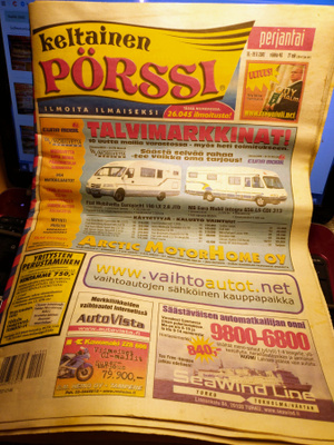 Keltainen PÖRSSI lehti 46 / 2001