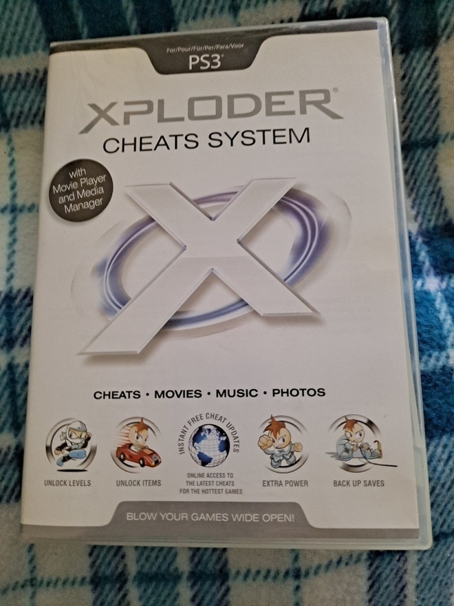 PS3 Xploder cheats system