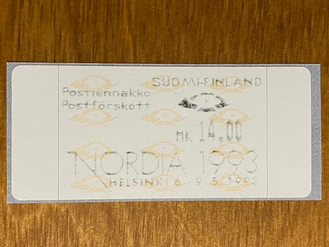 FRAMA ATM12 M5 NORDIA 1993 HELSINKI L3**