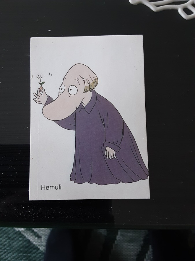Muumi keräilykuva Hemuli