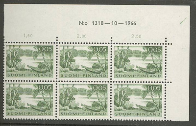1963  5p rantamaisema nro-6lo 1318 ++