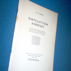 Ville Kurimo: OMPELUTYÖN AINEKSET (1.p.1945) Sis.postikulut - pikkukuva 1