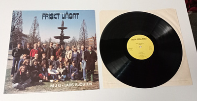 M J G LARS SJÖSTEN FRISK VÅGAT BRUGA-BRUGA MUSIK LP