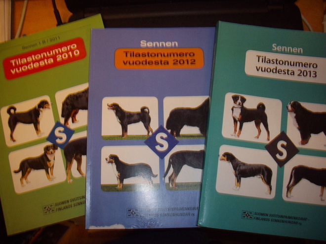 3 Kpl Sennen tilastonumero lehtiä 2011 - 2013 ( Sis.pk:t )