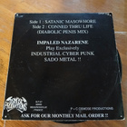 IMPALED NAZARENE: Satanic Masowhore 7" ||| 1993 - pikkukuva 2
