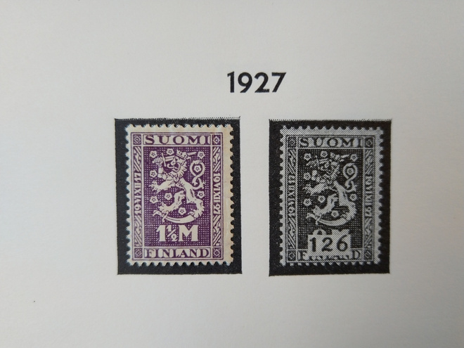 Itsenäisyyden 10-vuotisjuhla postimerkki Suomi