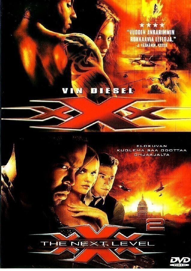 dvd, xXx 1-2 (Vin Diesel, Samuel L. Jackson, Willem Dafoe &