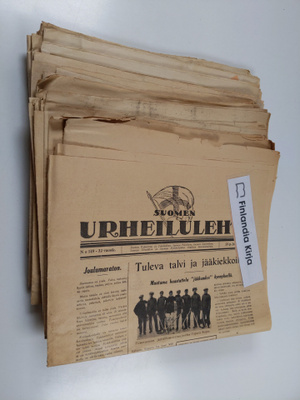 Suomen urheilulehti 1929 No 2,4, 6-11, 13, 34, 37, 40-44,...