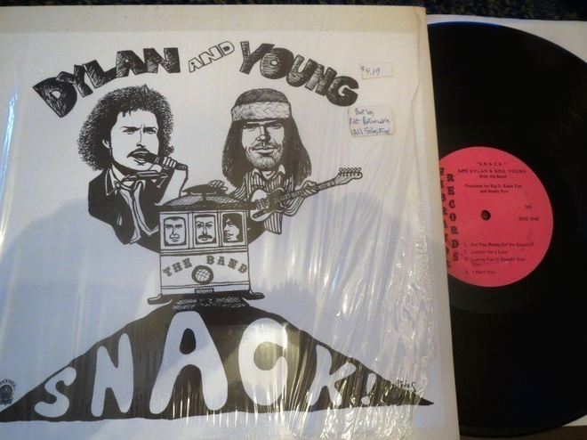 Bob Dylan and Neil Young with The Band: S.N.A.C.K.Bootleg-LP