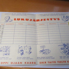 KANSA - yhtöt 1958 lukujärjestys Pekka Puupää sarjakuva - pikkukuva 2