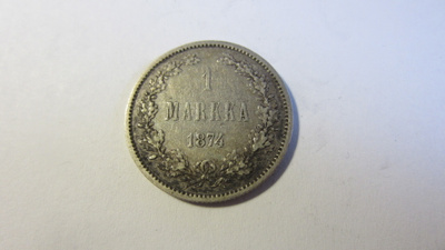 1 markka 1874