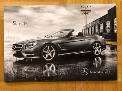 Esite Mercedes SL-sarja R231, 2012. Suomi. sis myös AMG
