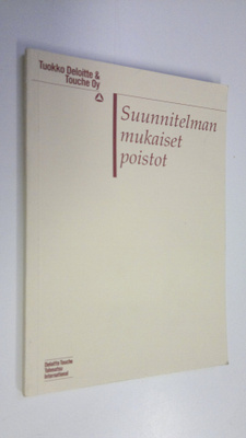 Suunnitelman mukaiset poistot